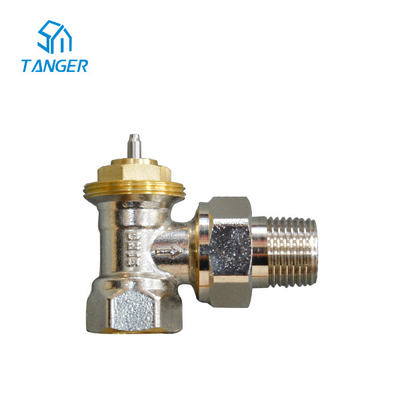 10mm 15mm ha inclinato la valvola termostatica Trv del radiatore ha inclinato la valvola